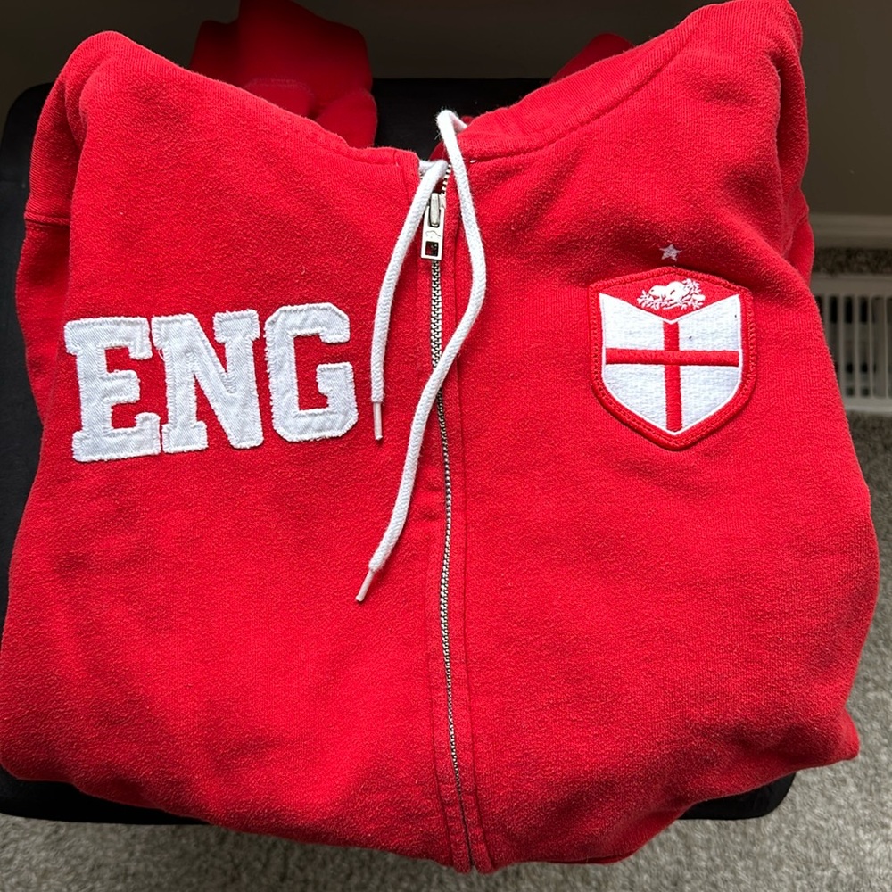 Roots England zip up hoodie